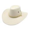 Western Cowboy Hat Suede  Hat Men's Horseback Riding Hat Large Brimmed Cowboy Hat