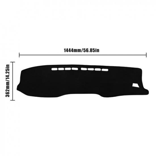 1Pcs Dashmat Dash Cover Dashboard Mat Interior Pad For Toyota Hilux SR5