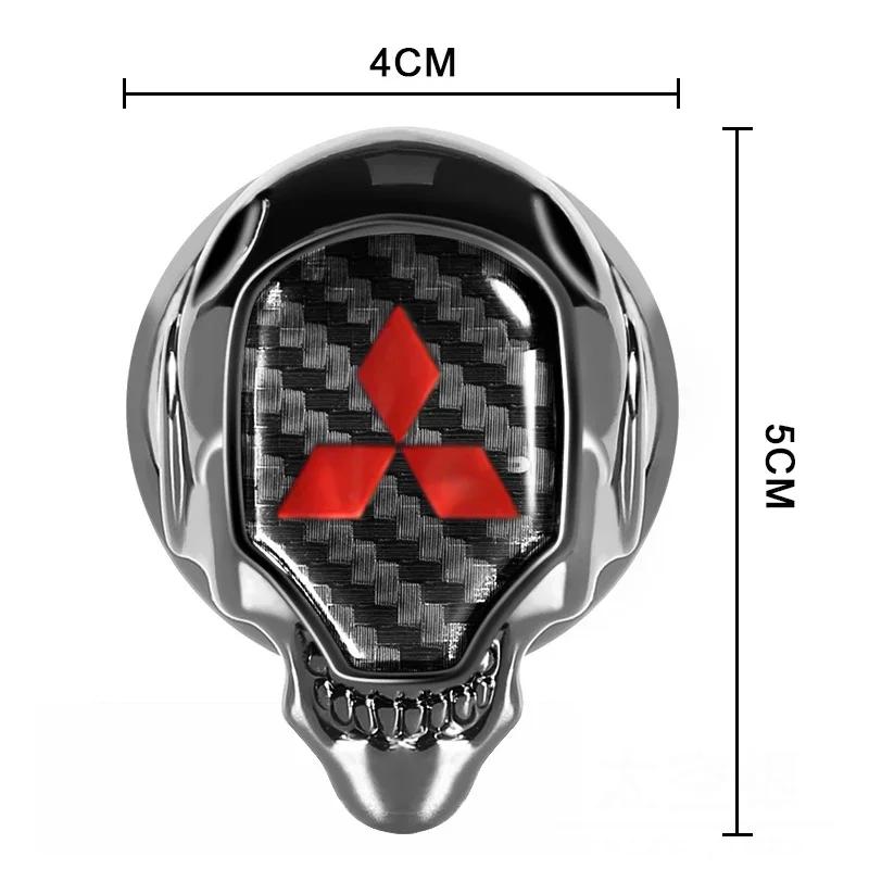 Car Engine Ignition Switch Button Cover Sticker for Mitsubishi Lancer 9 10 ASX L200 Colt Pajero Outlander Eclipse Accessories