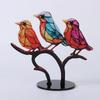 Современный стиль Акриловый настольный декор Фигурка птицы Настольное украшение птицы Красочные птицы Орнамент