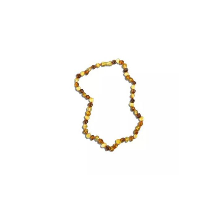 Nildor Nildor Collier d'Ambre Bébé Perles Baroques Multicolores