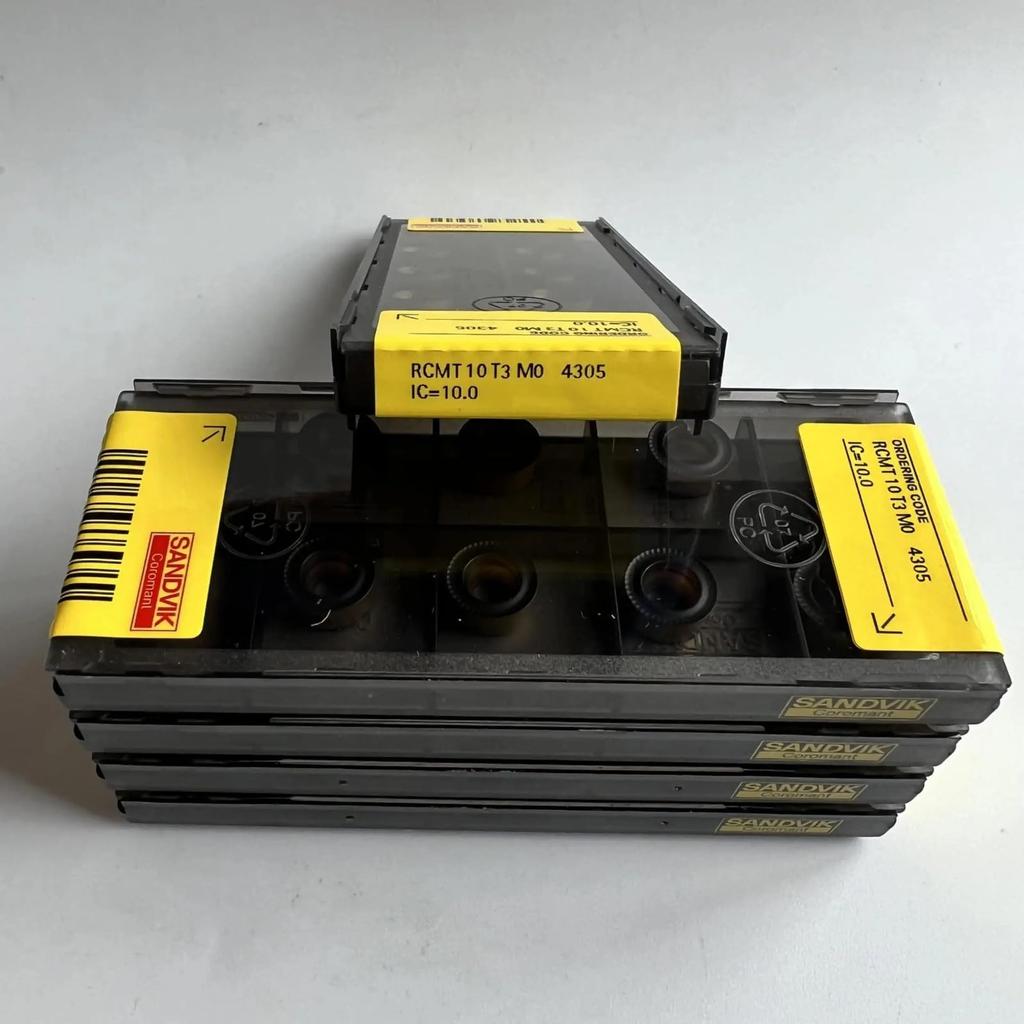 Original Sandvik / RCMT10T3M0 4305 / CNC Lathe Carbide Blade 10 PCS