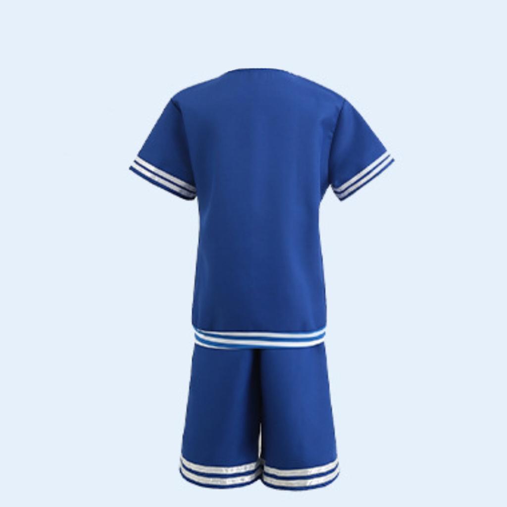 Хэллоуин Детский Косплей Аниме Костюм Костюм, Жилет, Воротник, Футболка, Шорты, Шляпа, Косплей Реквизит, Одежда