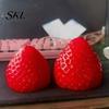 Mind Relaxation Squeeze Ball Strawberry Toy, Stress Relief for Adults Soft TPR Fruit And Irritability Reducer Fidget Portable Focus Enhancer