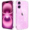 Glitter Clear Case for Iphone 16 Pro Max 15 Plus 14 13 Mini 12 11 X Xs Xr Se 2022 2020 15Pro 16Pro 16Plus 7 8 6 6S 14Pro 13Pro Phone Cover Accessories