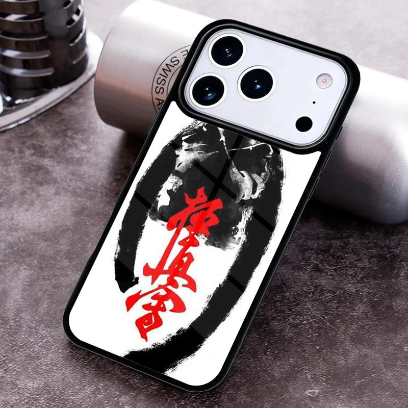 Чехол для телефона с символом Киокушинкай Каратэ для iPhone 17 16 15 Pro Max Air 14 13 12 11 Plus Ударопрочный Чехол Capa