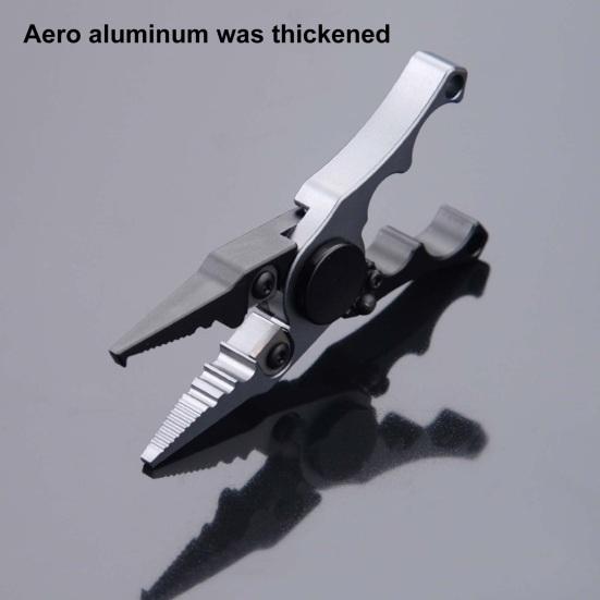 Полезные коррозионностойкие многофункциональные рыболовные плоскогубцы с завязанными крючками, уличный аксессуар