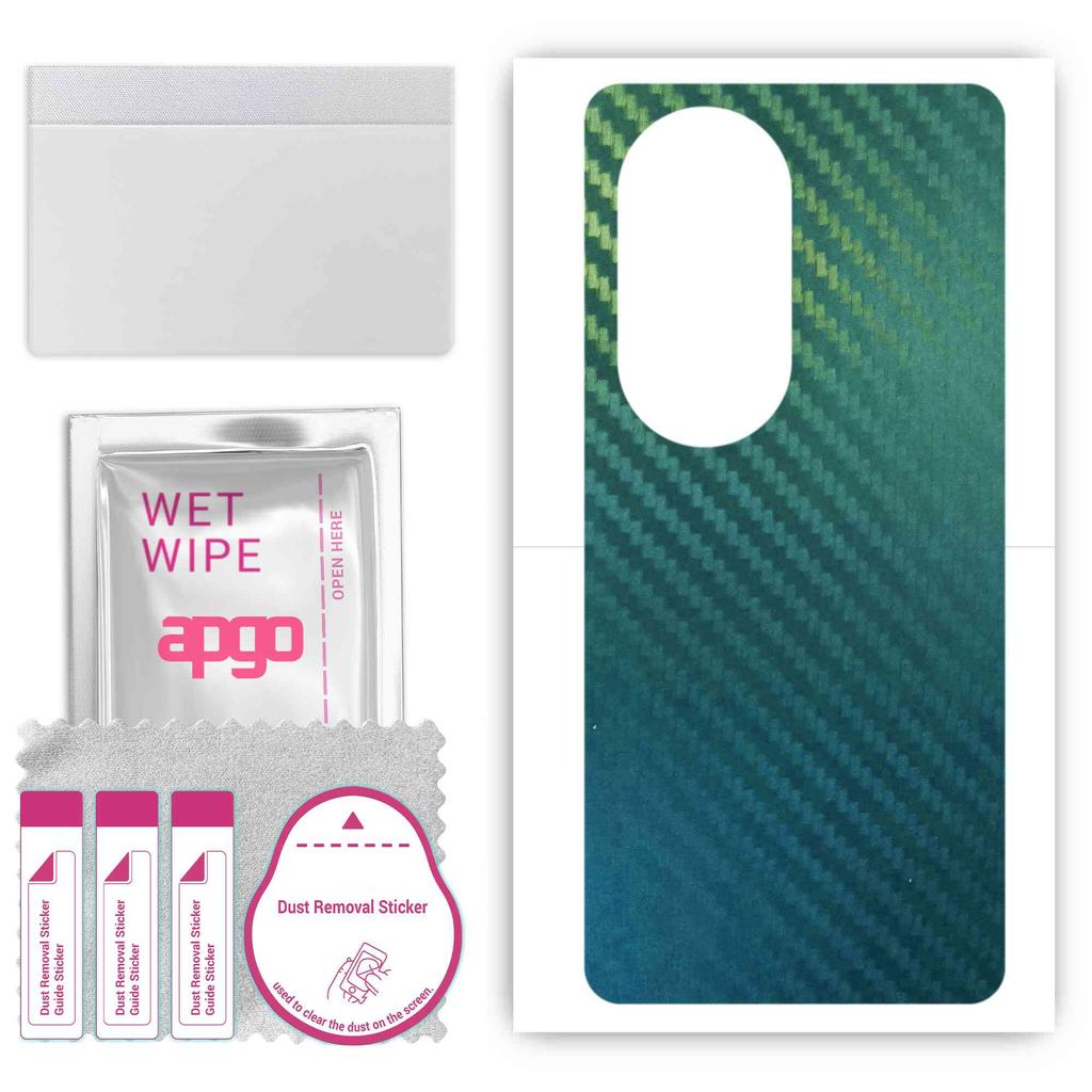 apgo Защитная наклейка для задней панели, совместимая с Huawei P50, пленка, фольга, винил - Pattern Carbon Chameleon CAKA1