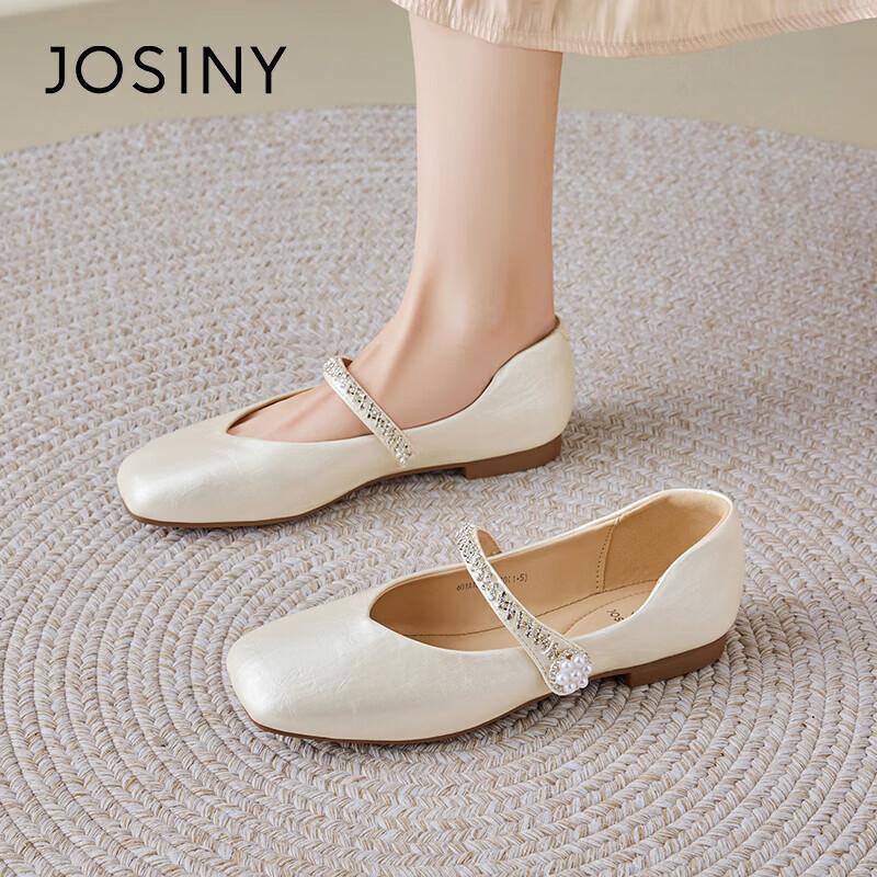 Zhuoshini Dress Single Shoes 2026 New Spring Autumn Qipao French Mary Jane Women's Flat Low Heel Leather Shoes