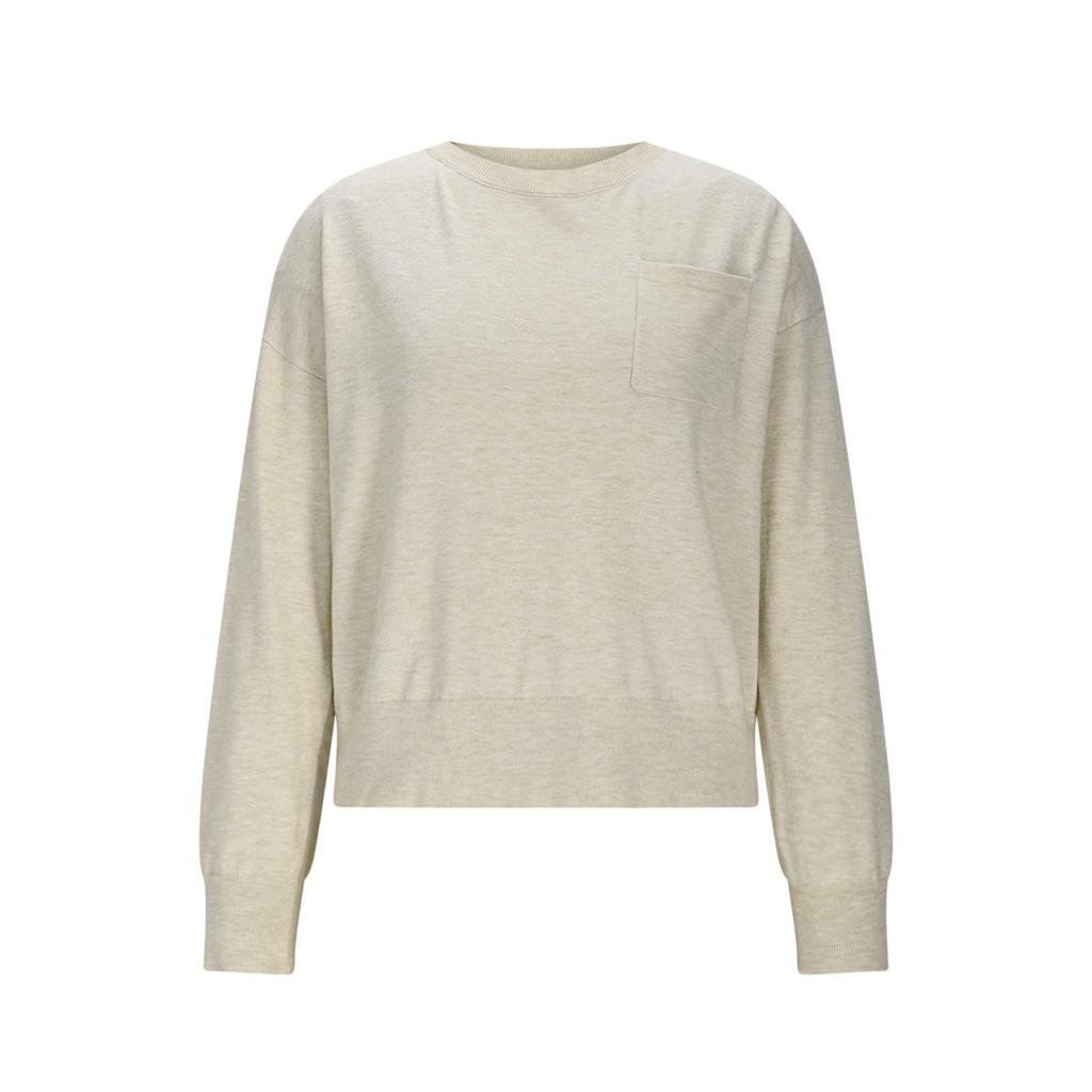 2025 Осень/Зима Теплый Повседневный Однотонный Женский Пуловер с Круглым Вырезом