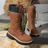 Anti-slip Shoes Mid-calf Boots for Women, New Style, Thickly Lined, Thick Sole, Large Size Boots
