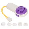5 In 1 Handheld Massager Battery Powered Wear Resistant Ergonomic ABS Massager with 5 Massage Heads