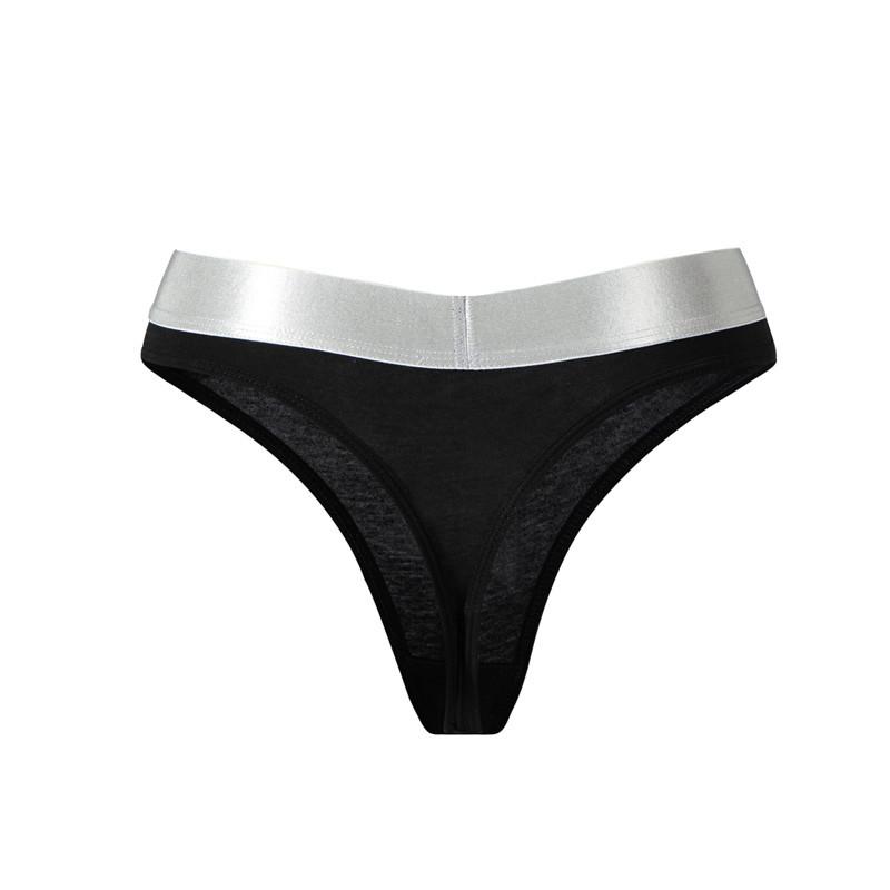 Женские бесшовные стринги сексуальные с низкой талией и широким поясом бикини трусы L-3XL женское нижнее белье