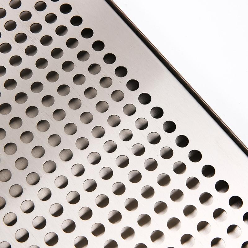 Metal steels Beer Drip Tray Metal Beer Tower Drip Pan Surfaces Mount No Drain Drip Tray Metal Drip Tray Enduring