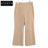 [Good Condition/23AW] 01-3306404 Flare Line Tuck Kick Pants/ Bottoms 8 beigeUsed