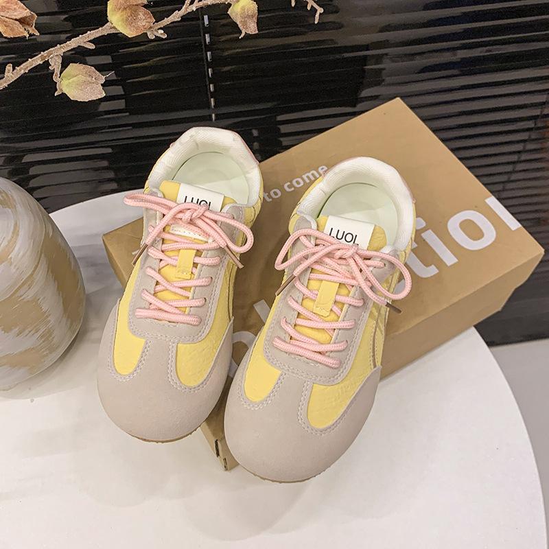 Forrest Gump Shoes 2025 New Retro German Training Shoes Versatile Soft Sole Comfortable Casual Sports Shoes Board Shoes White Shoes Women's Shoes