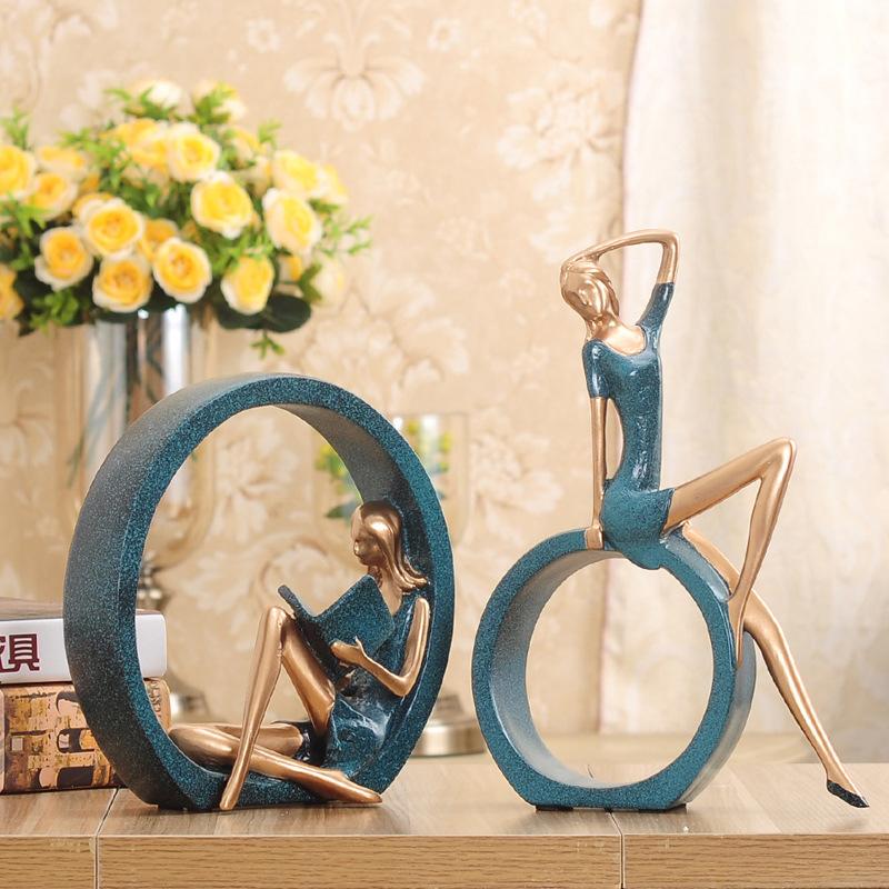 Modern Sleek and Unique Window Space Yoga Studio Ornaments Work Desk Decoration Home Living Room Wine Cabinet TV Cabinet Crafts