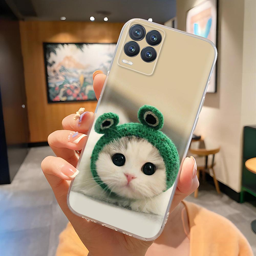 Shockproof Cover For Realme 8 Case Animal Painted Soft TPU Silicone Back Cover For Realme 8 Pro 8i Realme8 4G RMX3085 Phone Case
