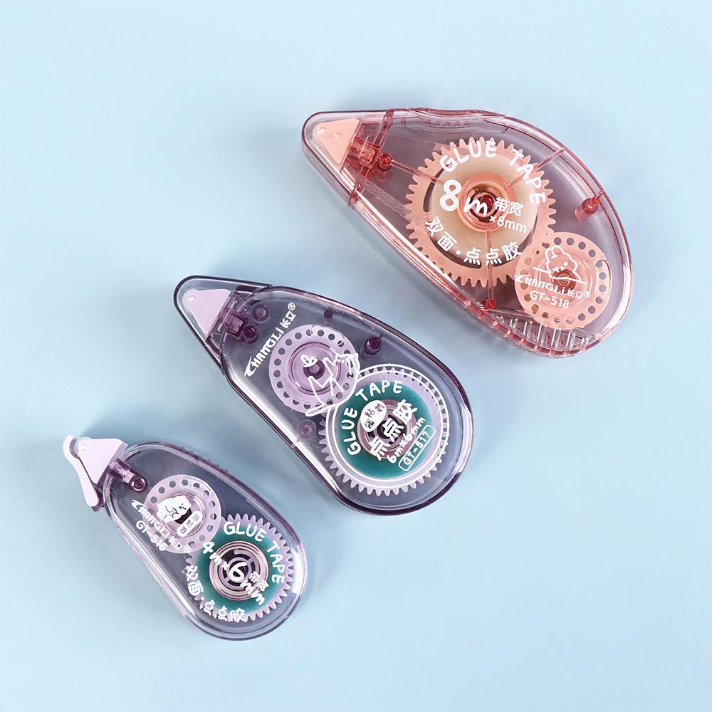 Photo Album Double Sided Adhesive Tape DIY Craft Supplies Dot Glue Roller Tapes DIY Stationery