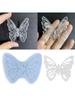 Crystal Drop Glue Aromatherapy Gypsum Abrasive Three-dimensional Big Butterfly Ornaments Pendant Silicone Mold