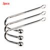 Sexy Hook Stainless Steel 30mm Anal Beads Butt Plug For Women Vaginal Anus Dilator Men Prostate Massager Sex Toys Adult 18 Games