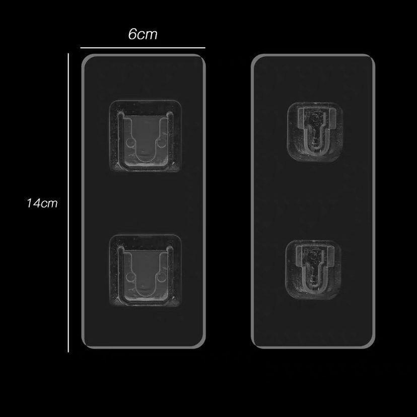 Самоклеящийся двухсторонний крючок с кнопкой-защелкой, многоцелевые крючки, прочная прозрачная присоска, настенный держатель, настенные крючки, вешалка