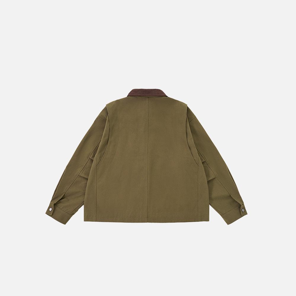 CLOT Jackets Unisex Lapel Moderate Workwear CTJK25F41012