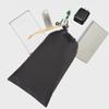 PU Leather Phone Storage bag with Draw String Headphone Case Pouch  Cell Phone Pouch