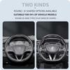 Подходит для Buick Чехол на руль с текстурой под карбон, защелкивающийся, волнообразной формы, спортивный дизайн, прочный защитный чехол, Encore Gx Envista Envision