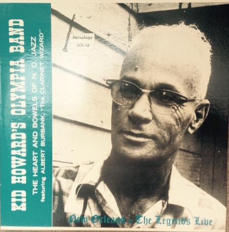 LP Record KID HOWARD'S OLYMPIA BAND - The Heart And Bowels Of N. O. Jazz JCE18 Jazzology US Jazz Used