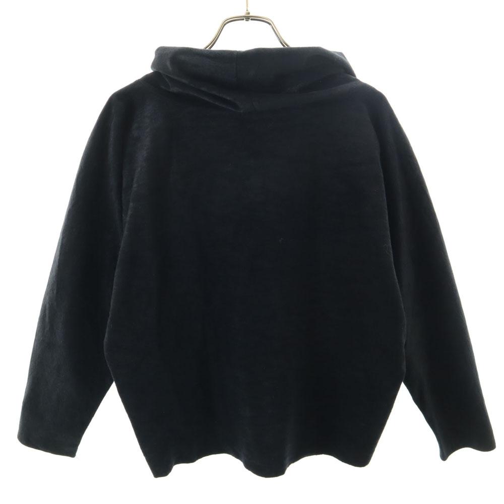 Y's 80-е Сделано в Японии Винтаж Водолазка с длинным рукавом Крой черный Женский Б/у