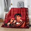 1pc Scarface-Inspired Home Decor, Living Room, Bedroom, or Travel, Perfect as a Gift, this Multi-Use Blanket is Ideal for Couches, Outdoor Activities,