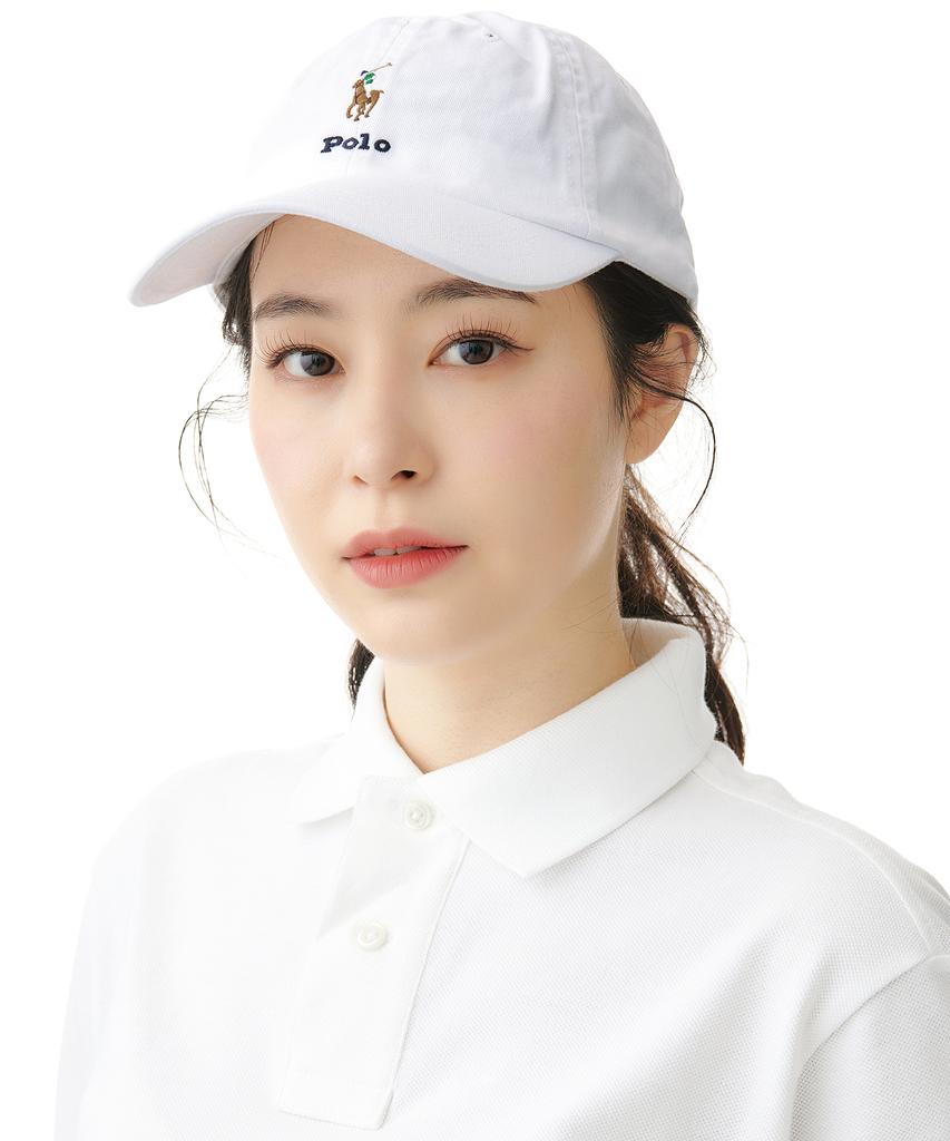 POLO RALPH LAUREN [Белая Коллекция] Твиловая Бейсболка - Белая