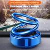 Solar Energy Car Double Loop Rotary Suspension Dashboard Perfume Seat Air Freshener Auto Aromatherapy Diffuser Interior Decor