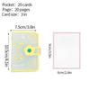Cute Mini Photo Album 20 Pockets PVC Photocard Holder ID Credit Card Holder Photocard Binder KTB