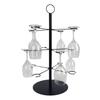 Champagne Tower 3 Tier 12 Brackets Cocktail Tree Stand Metal Wine Glass Display Holder Party Bar Wedding Cocktails Martini Margarita Wine Drinks Stand