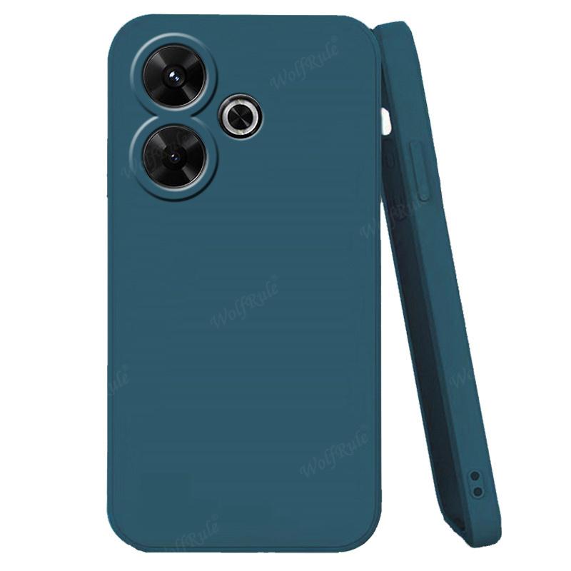 Для Redmi 13 Чехол Крышка Xiaomi Redmi 13 Redmi13 Capas Жидкий Силикон Ударопрочный Бампер для Телефона TPU Мягкие Чехлы Redmi 13