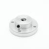 Aluminum Alloy Flange Coupling 5/6/6.35/7/8/9/10~22MM Hole-Keyway 50MM Rigid Transmission Shaft Connection