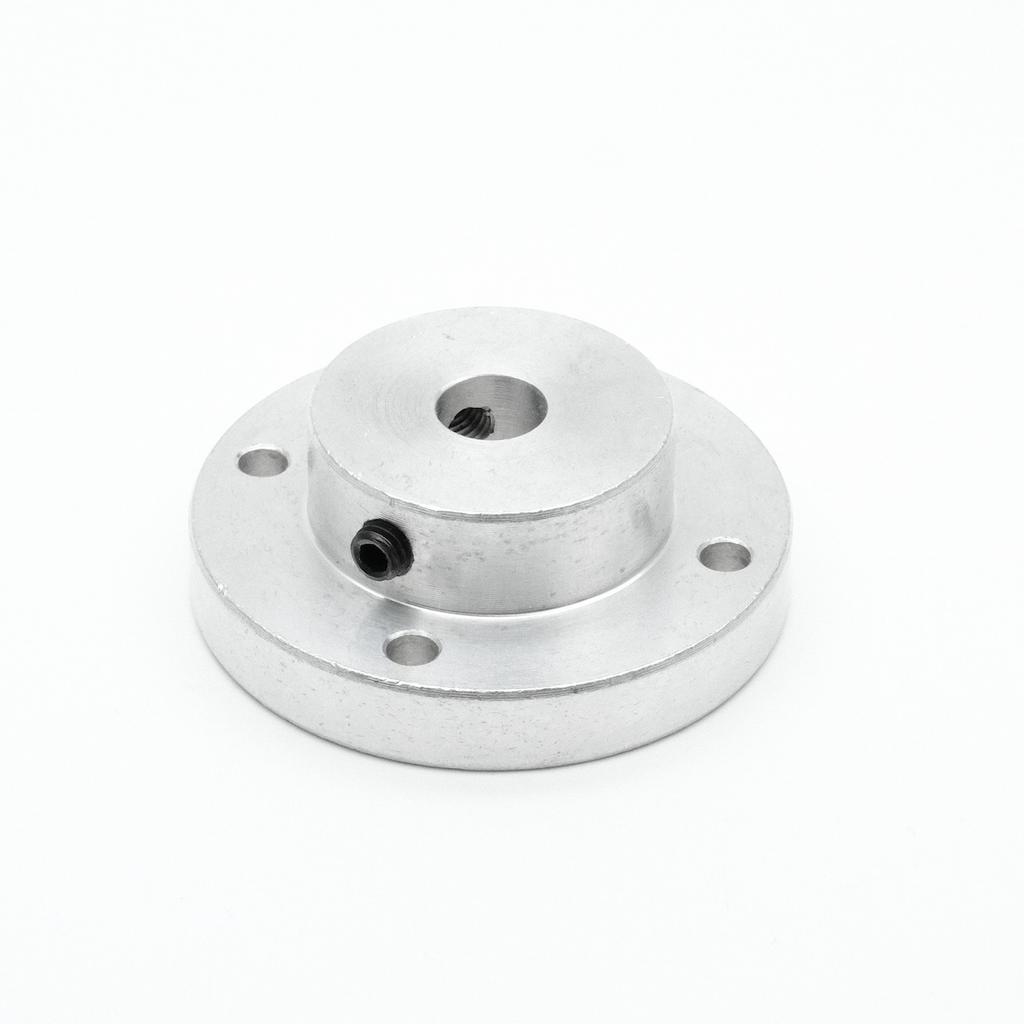Aluminum Alloy Flange Coupling 5/6/6.35/7/8/9/10~22MM Hole-Keyway 50MM Rigid Transmission Shaft Connection