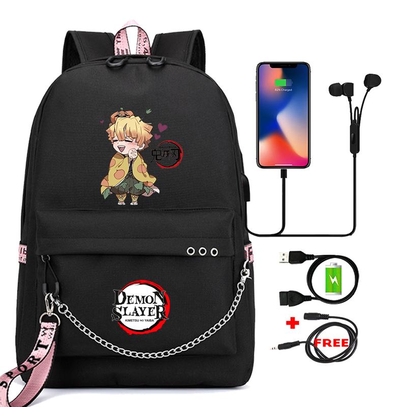 Сумка для книг в стиле аниме, подростковый рюкзак, школьные ранцы унисекс для мальчиков и девочек, рюкзак для ноутбука с мультяшным принтом, рюкзак для школы, Mochilas