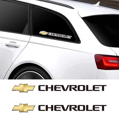 4 шт. Декоративная наклейка на кузов автомобиля, Автомобильные эмблемы-наклейки для Cruze Sonic Silverado Corvette Trax Camaro Captiva Tahoe Z71