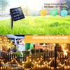 LED Solar String Lights 7/12/22M 8 Lighting Modes Waterproof Fairy Lights for Outdoor Garden Christmas Party Decorations