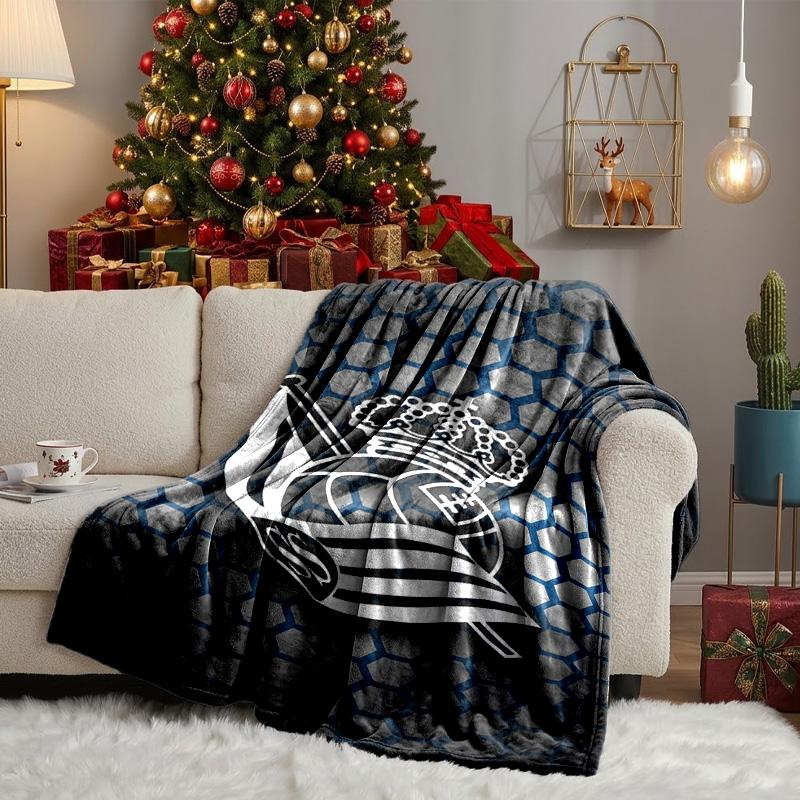 Royal Football Emblem Blanket Lightweight Ideal Bedding Blanket Perfect for Travel, Camping, Living Rooms, Offices, Sofas, Fan Christmas gift