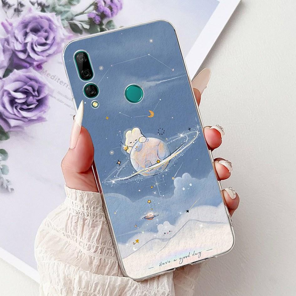 Чехол для Huawei Y9 Prime 2019 STK-L21 STK-L22 STK-LX3 Чехол Популярный Цветок Мягкий ТПУ Чехол для Телефона Для Huawei P Smart Z Y9 2019 Capa