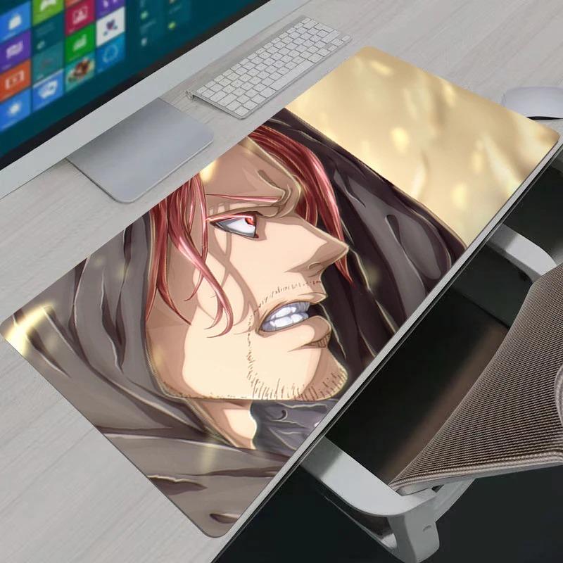 Gaming Mouse Pad One Piece Shanks Gamer Home Computer HD Mousepad XXL  Keyboard Pad Carpet NonSlip Office Mouse Mats