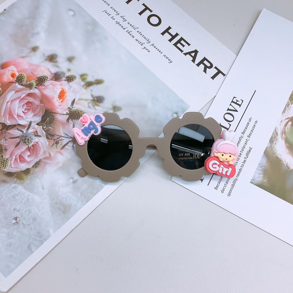 Cartoon Cute Children Sunglasses Fashion Girl Baby Sunglasses Diy Girls Act Cute Glasses Trend