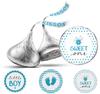 Inkdotpot Коллекция вечеринок для мальчиков Baby Shower, упаковка из 190 наклеек для шоколадных этикеток Kisses, самодельные наклейки для вечеринок Kiss
