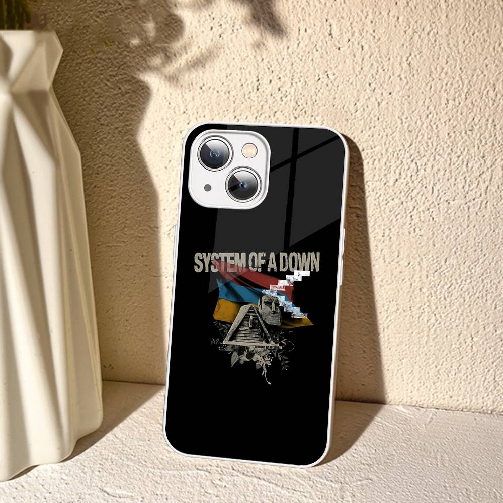Band S-System Of A D-Down Tempered Glass For Iphone 14 13 12 11 Pro Mini XS MAX 14Plus X XS XR Fundas