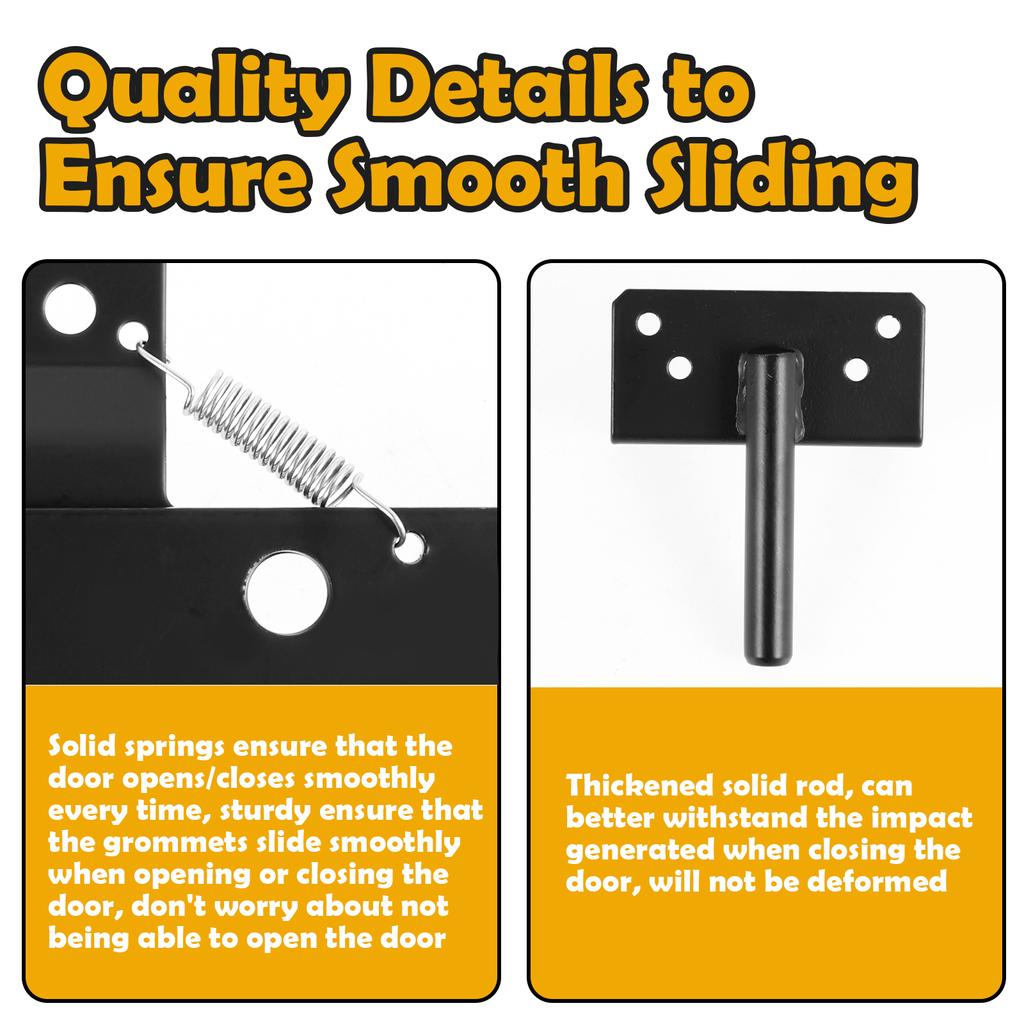 Universal Self-Locking Gate Latch Iron Rustproof Fence Gate Latch with Screws Practical Automatic Fence Latch for Yard Garden