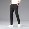 Pants Men's Spring and Autumn New Business Casual Pants Men's Sunscreen Quick-Drying Straight Elastic Green Slim Boys' Pants